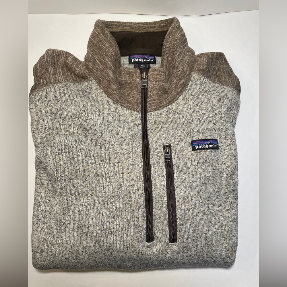 Patagonia Two-Tone Fleece Quarter Zip XXL